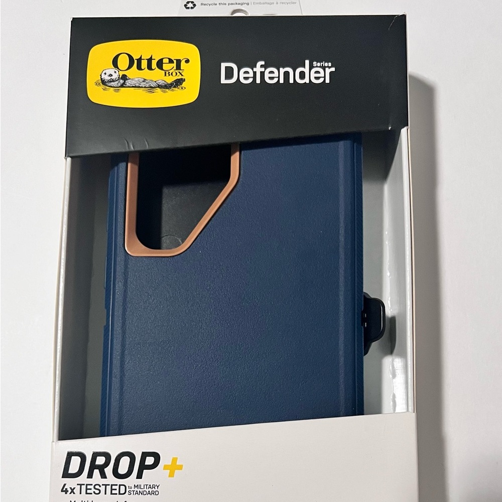 OtterBox Defender Series Case - Navy and Tan for Samsung Galaxy S23+
